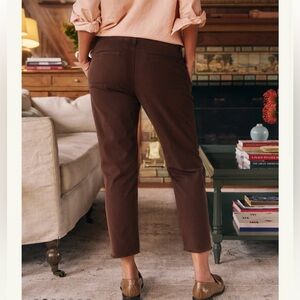 Frank & Eileen Chocolate Trousers Wicklow. The Italy-meets-California chino 00